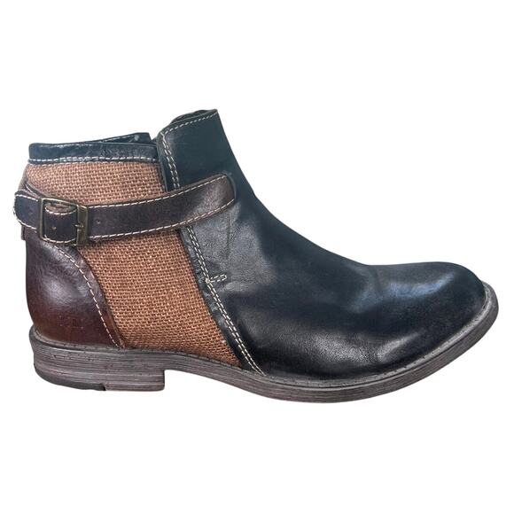 Bed Stu Men’s Johnston Black Brown Leather Chelsea Boot Size US 11.5 main image 10